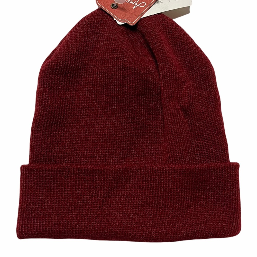 American Needle Dark Red Knit Beanie